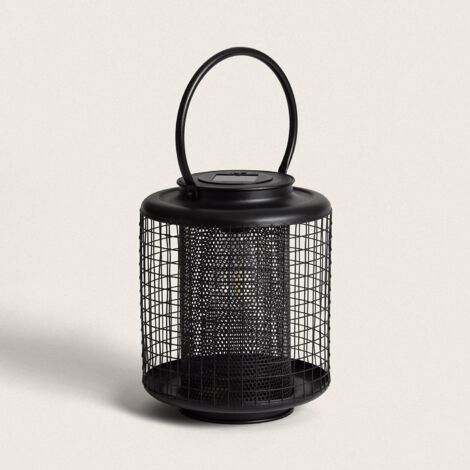 Lampe à Poser Solaire Extérieur LED Junín Noir