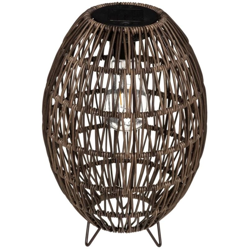 Atmosphera - Lampe solaire Ravi beige H32cm créateur d'intérieur