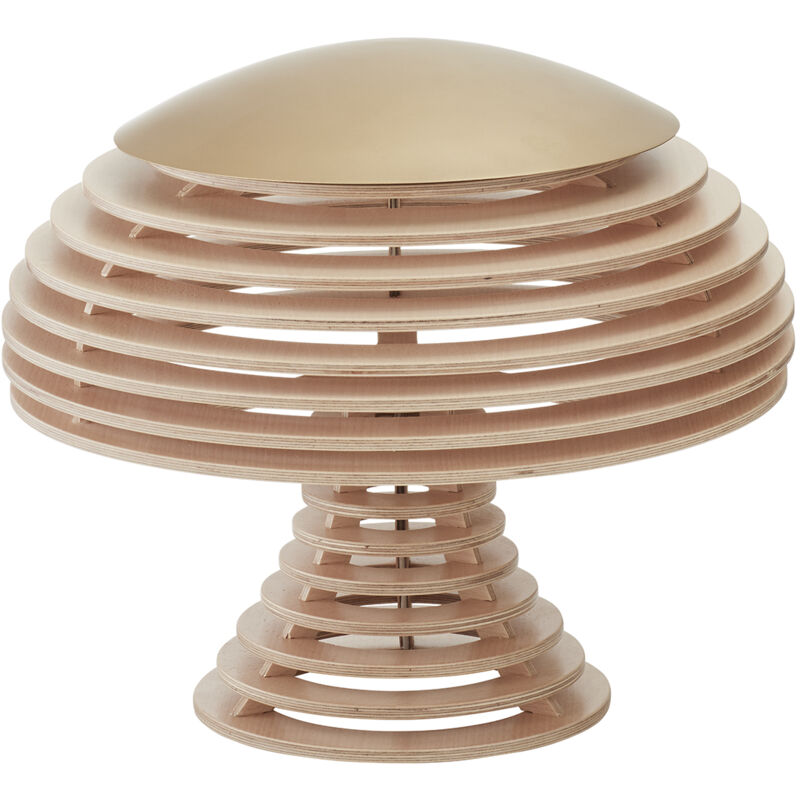 Lampadaire de salon TEC GX53 LED T2 10W 1200lm CRI80 3000K Bois de hêtre
