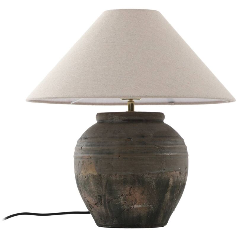 Lucande - Lampe à poser 'Thalorin' en céramique pour salon & salle à manger