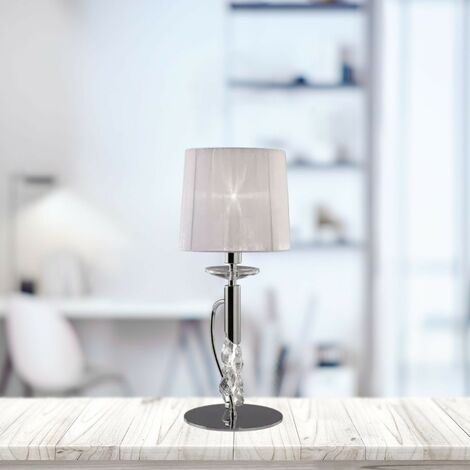 Lampe TIFFANY Chromé 1x20W