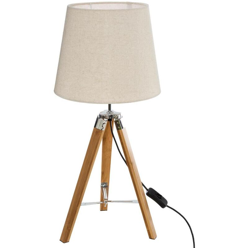 Lampe trépied Runo bambou H58cm Atmosphera créateur d'intérieur