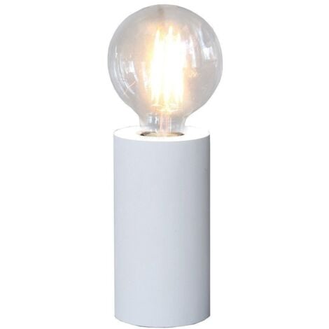 Lampe a poser TUB 15cm Blanc