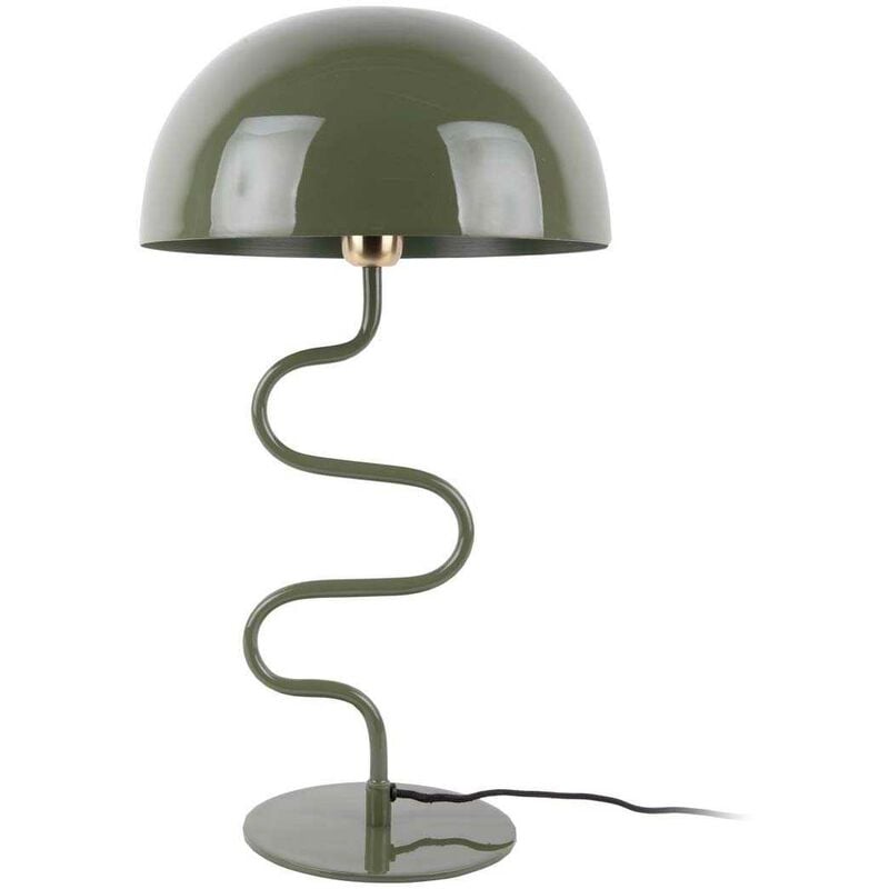 Lampe à poser en métal Twist Vert jungle