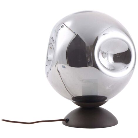 Lampe à poser 'Valentina' en métal pour couloir
