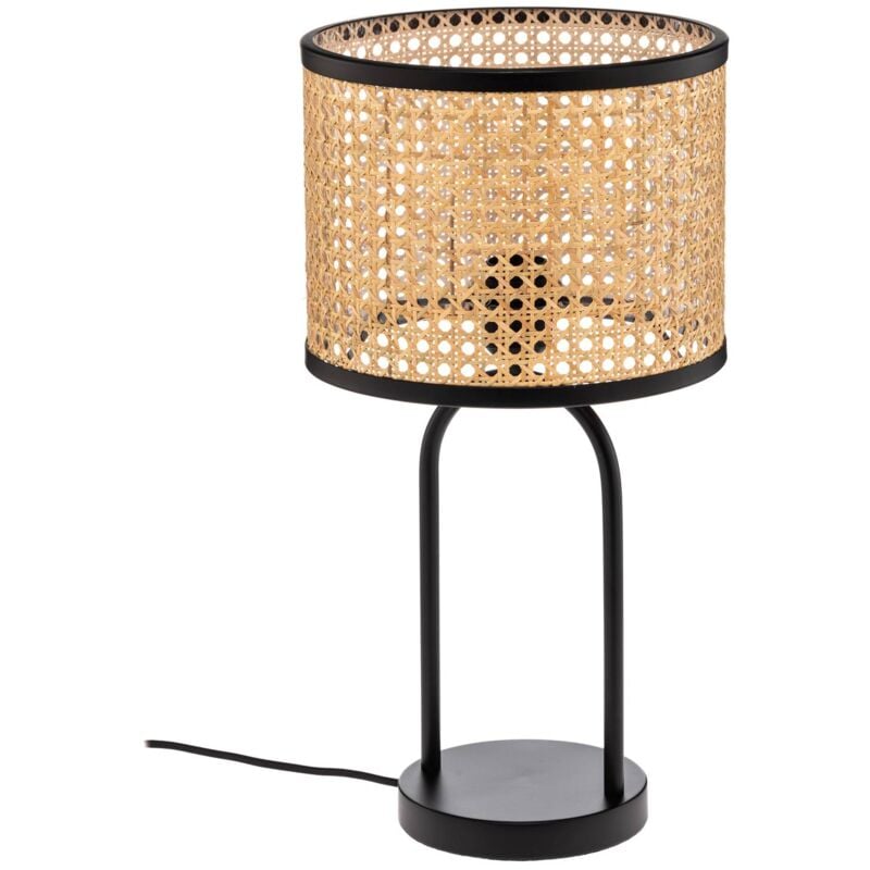 Lampe à poser 'Yaelle' en bois pour salon & salle à manger