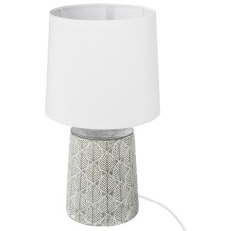 Lampe À Poser "Zébra" 35cm Gris
