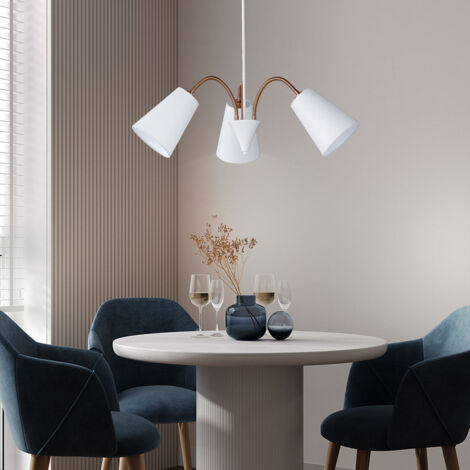 Lampe à suspension avec abat-jour flexibles en tissu HOPPER