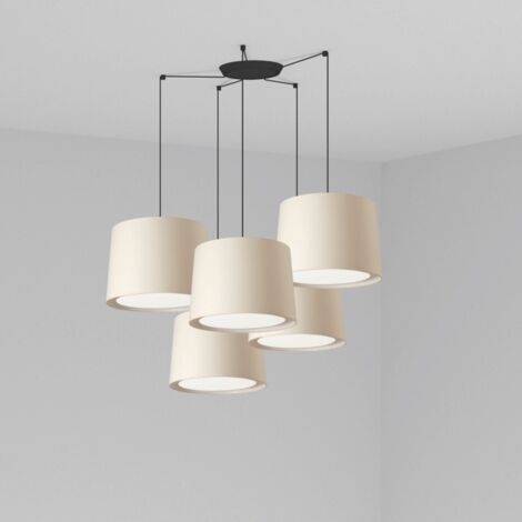 Lampe à suspension CONGA 5L Beige
