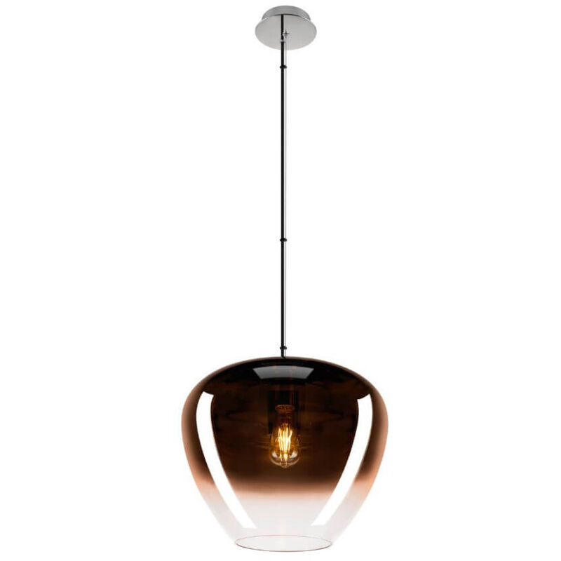 Lampe à suspension en verre Pantilo Ø 40cm - cuivre rouge - 1007876 Lampe à suspension en verre Pantilo Ø 40cm - cuivre rouge - 1007876