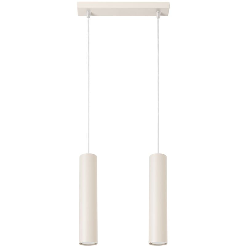 Sollux - Lampe à suspension Lagos acier 2xGU10 30cm