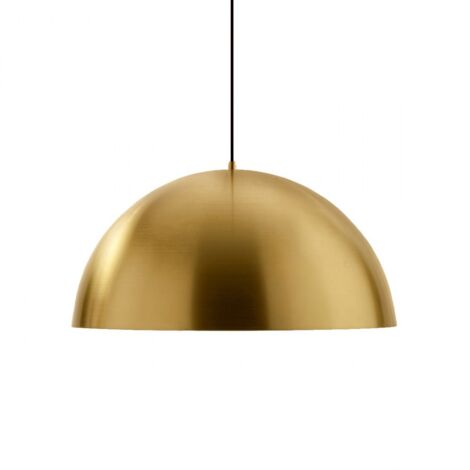 Lampe à suspension laiton gea luce bonella sp dôme classique