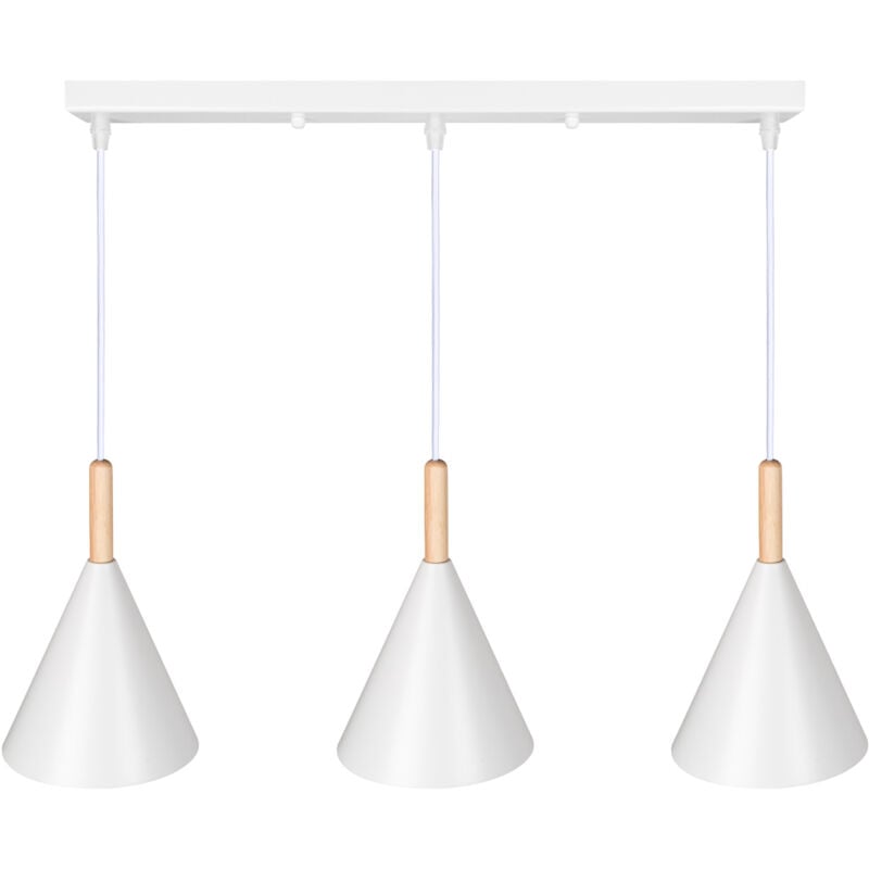 Greenice - Lampe à Suspension 'Madeleine' [SKD-P130-3-B]