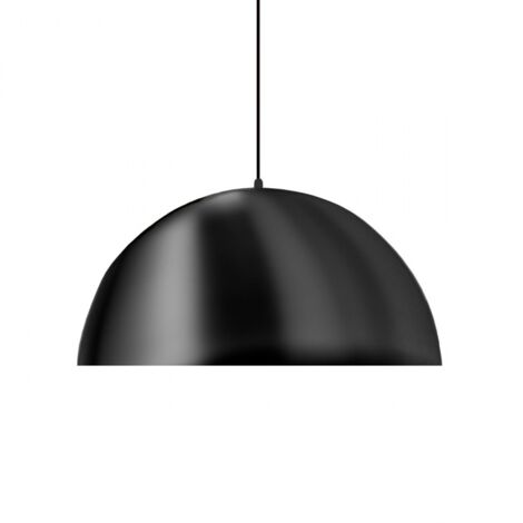 Lampe à suspension noire gea luce bonella sp dôme moderne