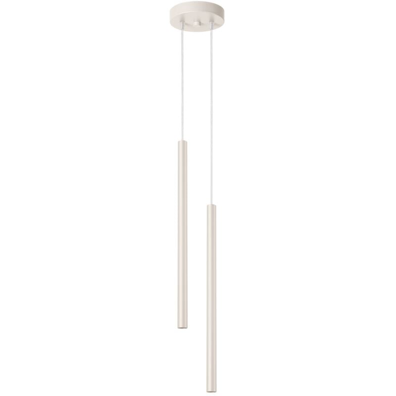 Sollux - Lampe à suspension Pastelo acier 2xG9 15cm