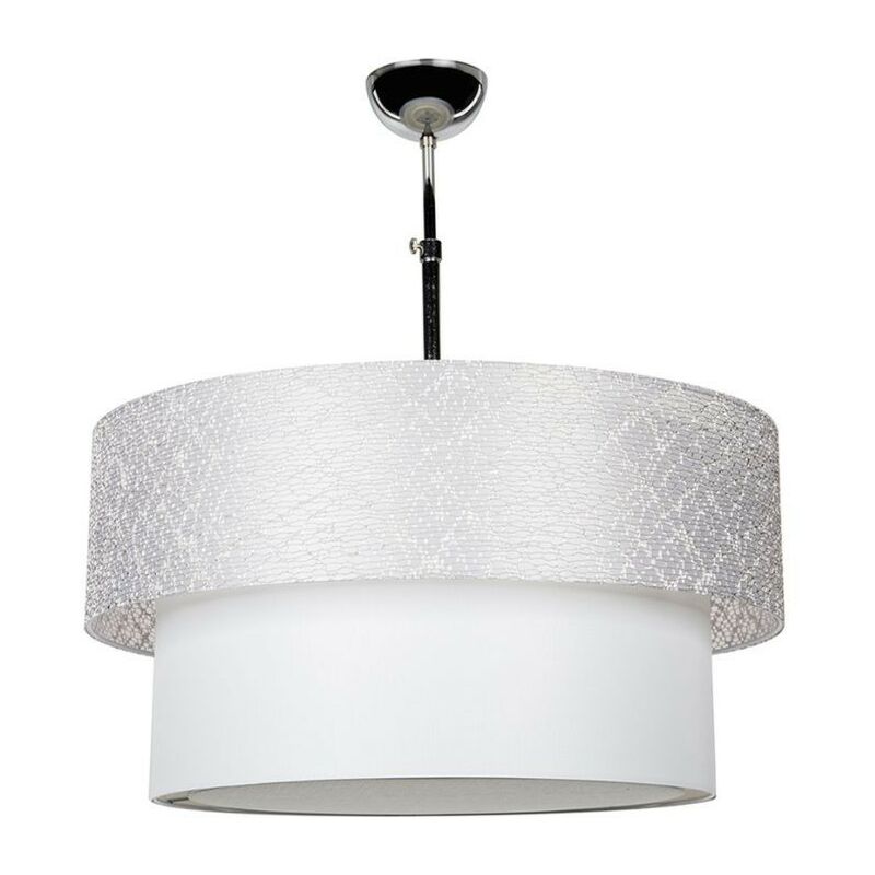 Webmarketpoint - Lampe à suspension Polo MDL2749 en tissu gris