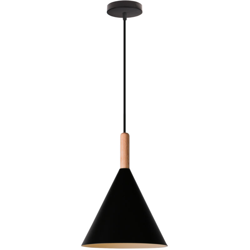 Lampe à Suspension Rétro Noir Abat-Jour En Métal Suspension Luminaire Vintage Plafonnier Antique Moderne E27 Pour Ferme Restaurant Cuisine Bar
