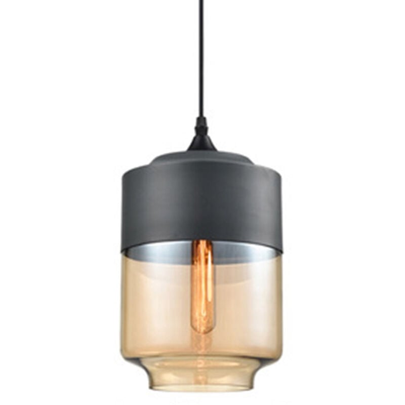 Norcks - Lampe à Suspension Rétro Vintage Plafonnier En Verre Suspension Luminaire Moderne Pour Loft, Salon, Cuisine