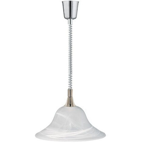 Lampe à suspension Series 3407 chrome avec verre menthe - 301700107