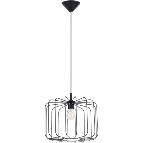 Lampe à suspension Skaar acier 1xE27  34.5cm Sollux