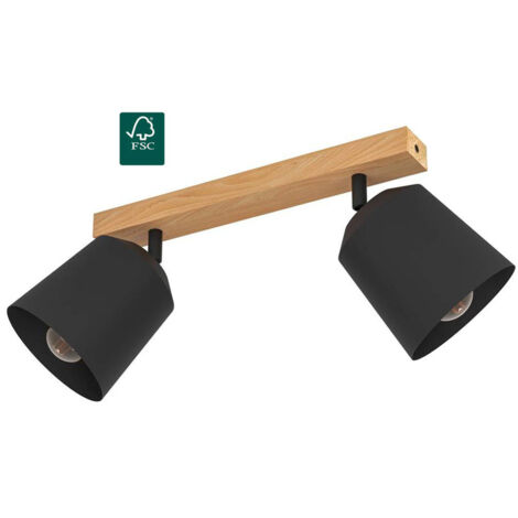 Lampe à taches Cotorro E27 2x25W L: 54cm B: 14,5 cm H: 23cm Dimmable