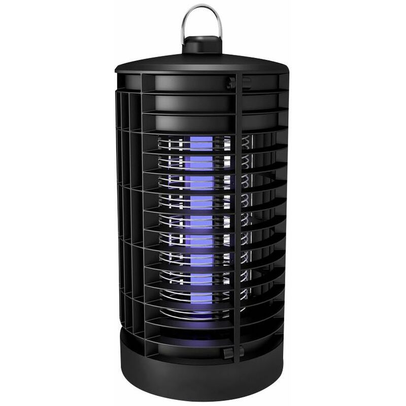 Lampe anti-moustique 13 Watts - Efficacité : 35m² - Dimensions : 11,5 x 21,9 cm - Noir