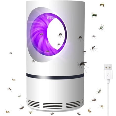 Lampe Anti Moustique, UV Tue Mouche Electrique,  USB Électrique Lampe Anti Moustique pour Chambre Maison Cuisine Jardin