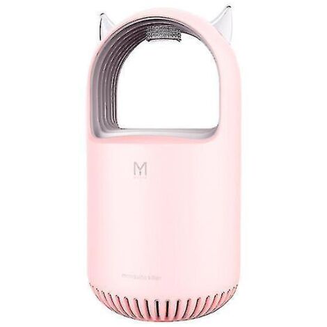 Lampe anti-moustiques d’intérieur USB à la maison, répulsif anti-moustique physique au toucher léger (rose), Ensoleillé