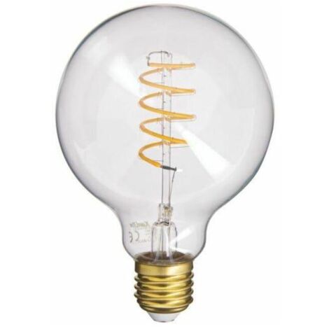 Lampe antique G80, lampe flexible LED à intensité variable, lampe en soie, éclairage décoratif rétro, ampoule super brillante, 4 watts