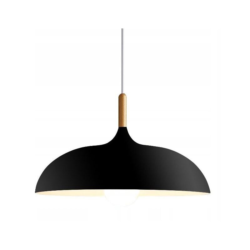 Lampe suspendue APP178-1CP anzo noir ronde 1-POINTS de lumière E27 45X45X26-116CM reglable
