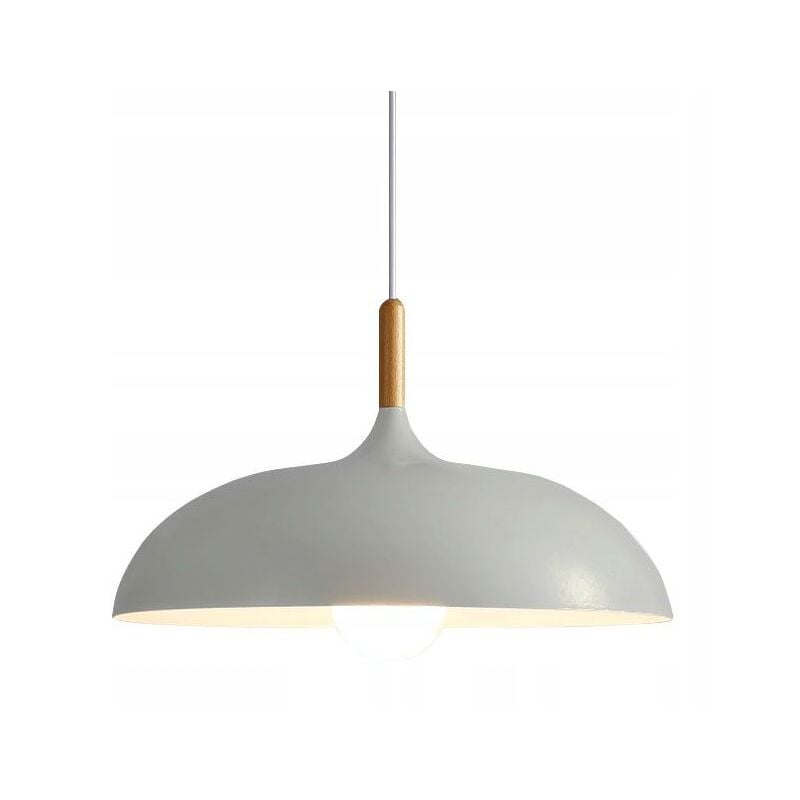 Toolight - lampe suspendue APP179-1CP anzo gris unique 45X26 cm E27 45X26CM