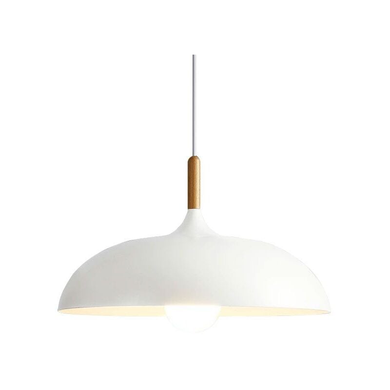 Toolight - lampe suspendue APP180-1CP anzo blanche unique 45X26 cm E27 45X26CM