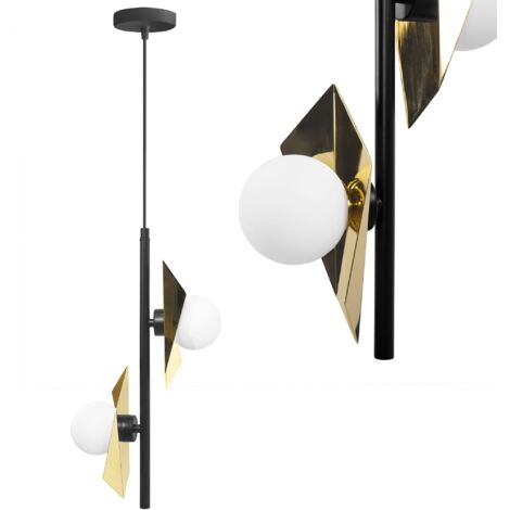 LAMPE APP1410-CP BLACK GOLD