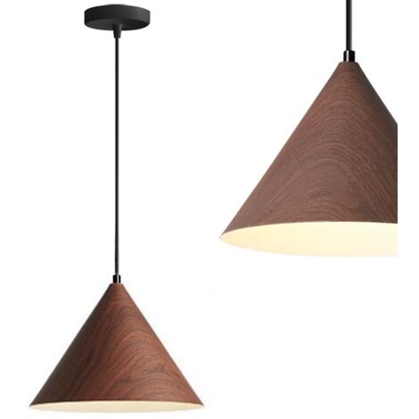 LAMPE APP1443-1CP DARK WOOD