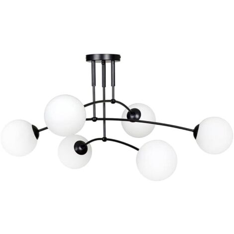 LAMPE APP1576-6C BLACK MATT