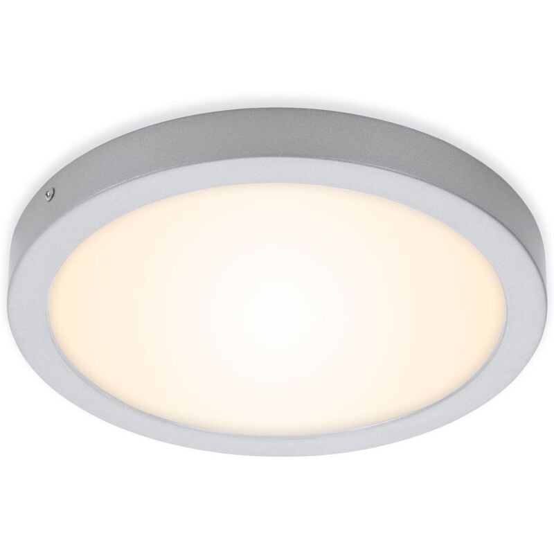 Lampe led Briloner leuchten fire, 21 w, 2000 lm, IP20, chrome mat, métal-plastique, ø 30 cm