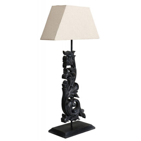 Lampe arabesque - Résine - Noir - Interior's
