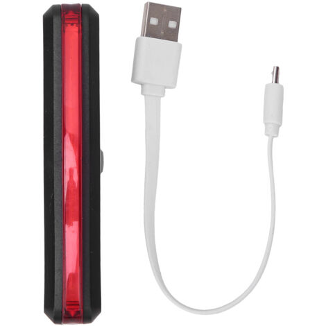 Lampe arrière de vélo USB rechargeable, feu stop LED sécurité pour cyclisme