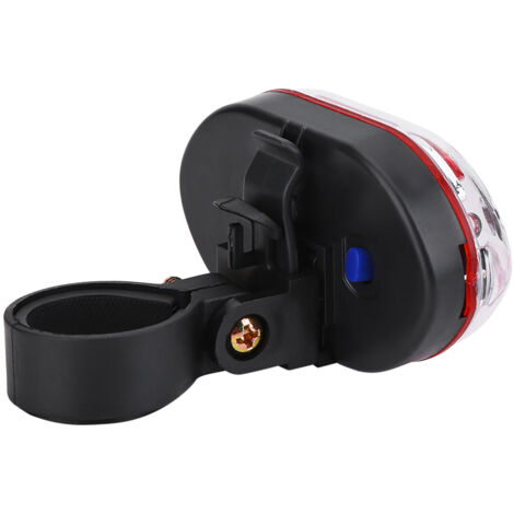 Lampe arrière LED pour vélo, feu de sécurité rouge clignotant pour selle (Rouge)