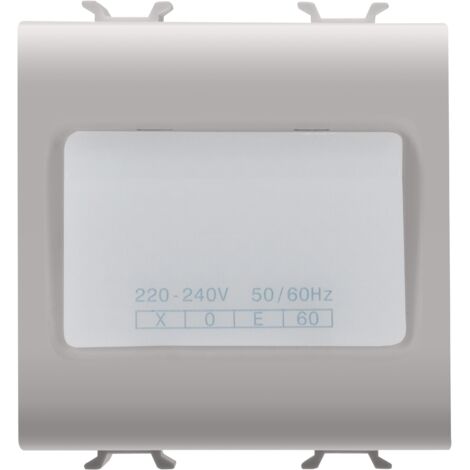 LAMPE AUTO DE SEC. 2M 230V BEIGE GEWISS GW13663