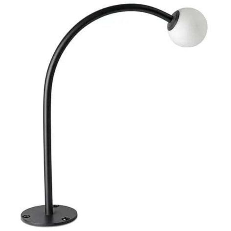 Faro Barcelona - Lampe balise noire courbée cuca 75580