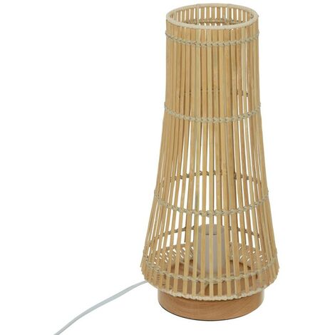 Lampe bambou Mahe naturel H38
