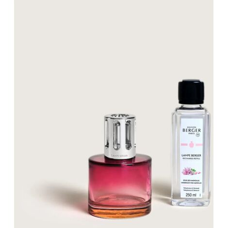 Lampe Berger - Cofanetto Diffusore catalitico PURE Rose con 250ml Sous les Magnolias