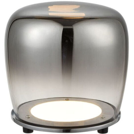 Lampe BERLOZ Candellux sur pied LED 66W 3000K noir fumé
