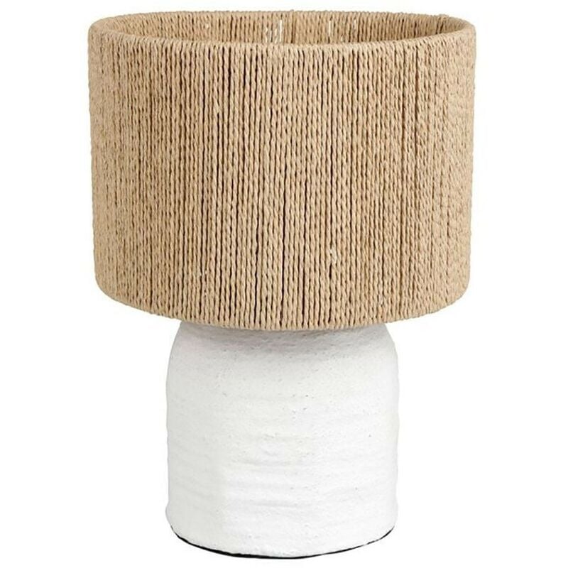 Ostaria - Lampe bicolore métal Abisko blanche