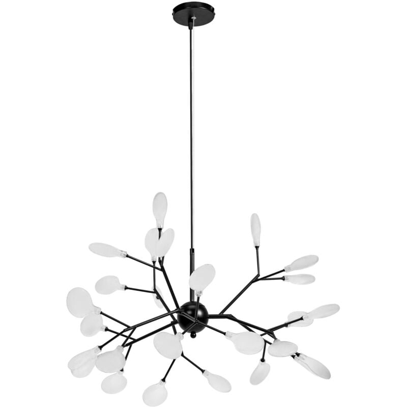Lampe suspendue APP590-CP arbre 27 noir 27-POINTS de lumière G4 70X70X60CM