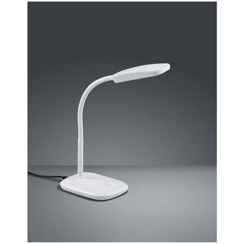 Defibrico - Lampe de Bureau Led 3,5W Boa Blanc H36 cm Trio Lighting