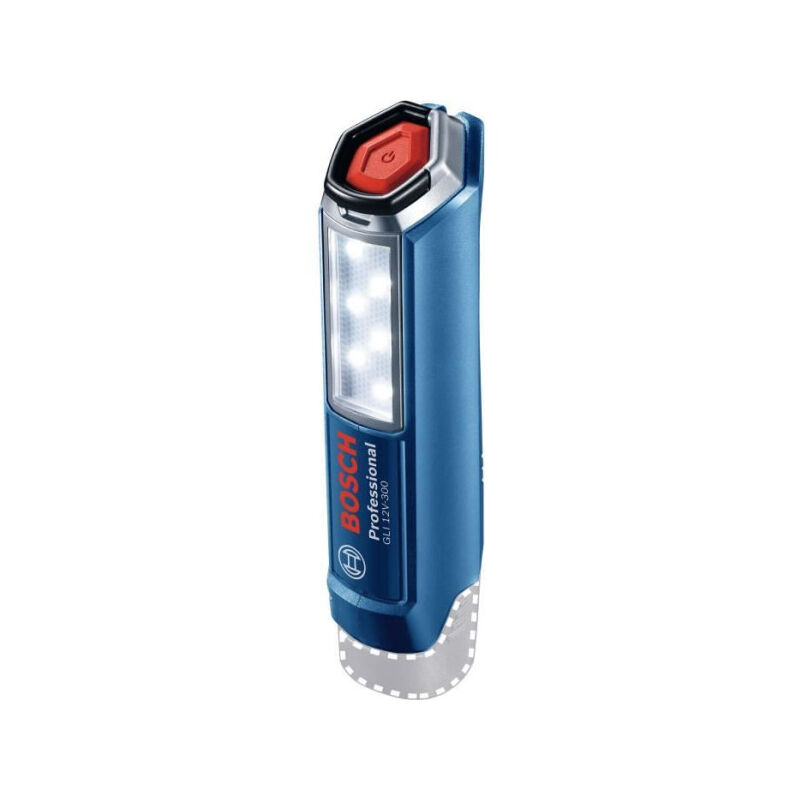 Bosch Professional - Lampe gli 12V-300 sans batterie 6 leds - 300 lumens - jusqu'a 9h d'éclairage - 06014A1000 Bosch Professional - Lampe gli 12V-300 sans batterie 6 leds - 300 lumens - jusqu'a 9h d'éclairage - 06014A1000