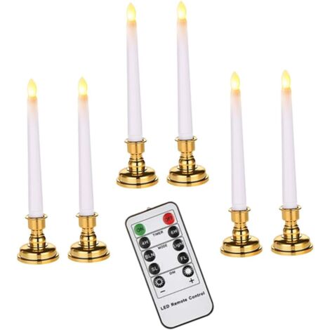 Lampe Bougie LED Électronique avec Pôle Long De Bougies Simulées à