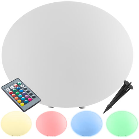 Lampe boule avec ampoule LED et télécommande 12W 35 x 21,5 cm
